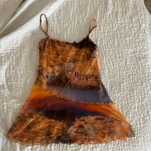 Urban Outfitters Multicolor Spaghetti Strap Top